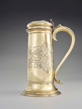 Flagon, c1650s. Creator: William Mouse.