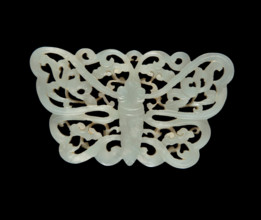 Openwork butterfly plaque, 19th century. Creator: Unknown.