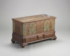 Dower chest, 1799. Creator: Unknown.