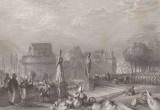 Chateau de Nantes, 1833. Creators: JMW Turner, William Miller.