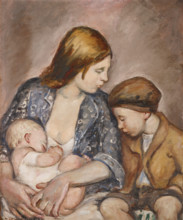 Young Mother, early 20th century. Creator: Anne Goldthwaite.