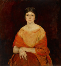 Young Woman in Yellow, about 1922. Creator: Charles Webster Hawthorne.