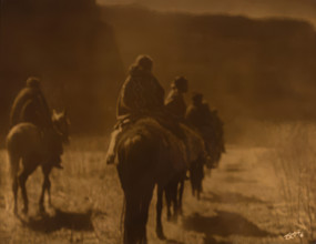 The Vanishing Race- Navajo, 1904. Creator: Edward Sheriff Curtis.