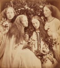 The Rosebud Garden of Girls, 1868. Creator: Julia Margaret Cameron.