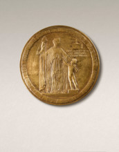 The Indiana Medal (The Admission of Indiana to the Union), 1916. Creator: Janet Scudder.