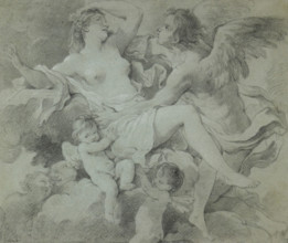 Boreas and Orithyia, about 1741. Creator: Charles-Joseph Natoire.