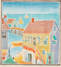 Provincetown Houses, about 1920. Creator: Mary Alice Frack.