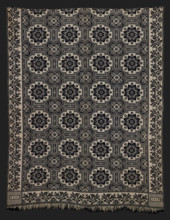 Bed Cover (Jacquard Coverlet), 1842. Creator: Cockefair Mill.