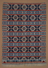 Bed Cover (Jacquard Coverlet), about 1850. Creator: Samuel Hicks.