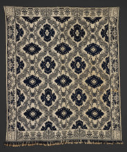 Bed Cover (Jacquard Coverlet), 1858. Creator: William Craig Sr..