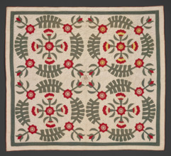 Quilt, late 1800s. Creator: Virginia E. Hicks.