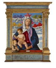 Madonna and Child with St John the Baptist, about 1490-1500. Creator: Giovanni Bellini.