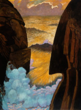 Vorhor, The Green Wave, about 1896-1897. Creator: Georges Lacombe.