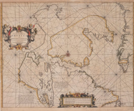 New Map of the Northeasternmost Coast of America, 1666. Creator: Pieter Goos.