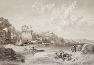 Vietri, Gulf of Salerno, 1859. Creator: William Miller.