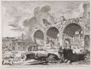 The Basilica of Constantine, 1757. Creator: Giovanni Battista Piranesi.