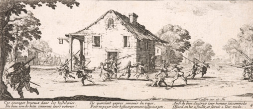 La Maraude (Marauding), 1633. Creator: Jacques Callot.