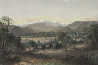 Mount Washington from the Valley of Conway, 1851. Creator: James Smillie.