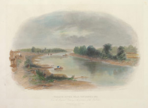 Wabash River, near Vincennes, Indiana, 1859. Creator: William Momberger.