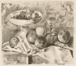 Still Life, after Paul Cezanne, 1914. Creator: Maurice Denis.