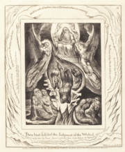 Hell is Naked Before Him and Destruction has no Covering, 1825. Creator: William Blake.