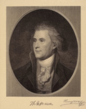 Portrait of Thomas Jefferson, 1901. Creator: Henry Wolf.