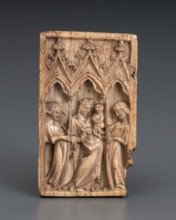 Wing of a Diptych: Madonna and Child, about 1350. Creator: Unknown.