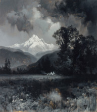 Mount Grohman, date unknown. Creator: Thomas Moran.