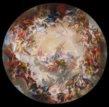 Glorification of the Cross, about 1718. Creator: Carlo Innocenzo Carlone.