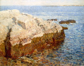 Cliff Rock - Appledore, 1903. Creator: Frederick Childe Hassam.