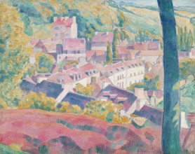 Pont-Aven Seen from the Bois d'Amour, 1892. Creator: Emile Bernard.