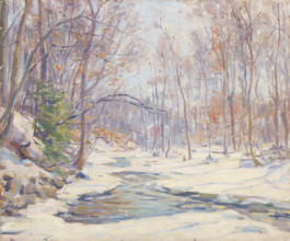 A Winter Morning, about 1912. Creator: Frank Townsend Hutchens.