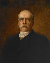 Portrait of Otto Eduard Leopold von Bismarck, 19th century. Creator: Franz von Lenbach.