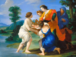 The Finding of Moses, about 1656-1657. Creator: Giovanni Francesco Romanelli.