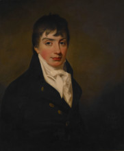 Portrait of George Deuchar, unknown date. Creator: Henry Raeburn.