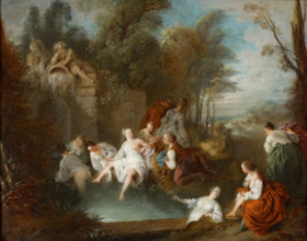 The Bathers, 1730s. Creator: Jean-Baptiste Pater.