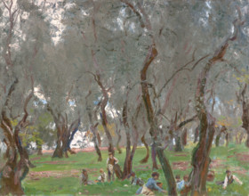 The Olive Grove, about 1910. Creator: John Singer Sargent.