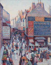 La Rue Mouffetard, 1889-1890. Creator: Maximilien Luce.