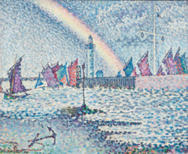 Entrance to the Port of Honfleur, 1899. Creator: Paul Signac.