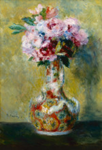 Bouquet in a Vase, 1878. Creator: Pierre-Auguste Renoir.