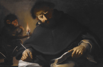 St Dominic and the Devil, about 1630. Creator: Pietro della Vecchia.