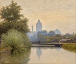 The Canal - Morning Effect, 1894. Creator: Richard Gruelle.