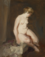 Nude, 1911. Creator: Robert Henri.