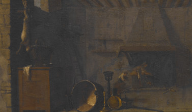 Kitchen with Hare, date unknown. Creator: Sébastien Bourdon.