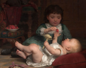 Temptation, about 1884. Creator: Seymour Joseph Guy.