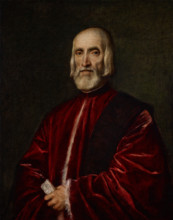 Portrait of Andrea de' Franceschi, about 1550. Creator: Titian.