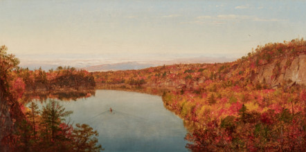 Lake Shawangunk, 1863. Creator: Worthington Whittredge.