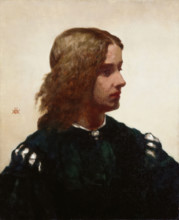 Ideal Head, about 1865. Creator: William Morris Hunt.