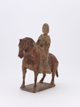 Horse and rider, 386-535. Creator: Unknown.