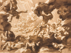 Fall of the Titans, 1665. Creator: Jan de Bisschop.